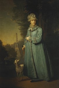 Portrait of Catherine II, Empress of Russia in the Park by Vladimir Borovikovskiy